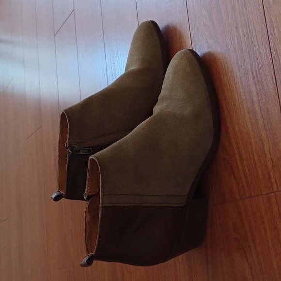 Madewell 1937 Leather Ankle Boot bootie 8 Brown Prairie Western boho country - Picture 14 of 15